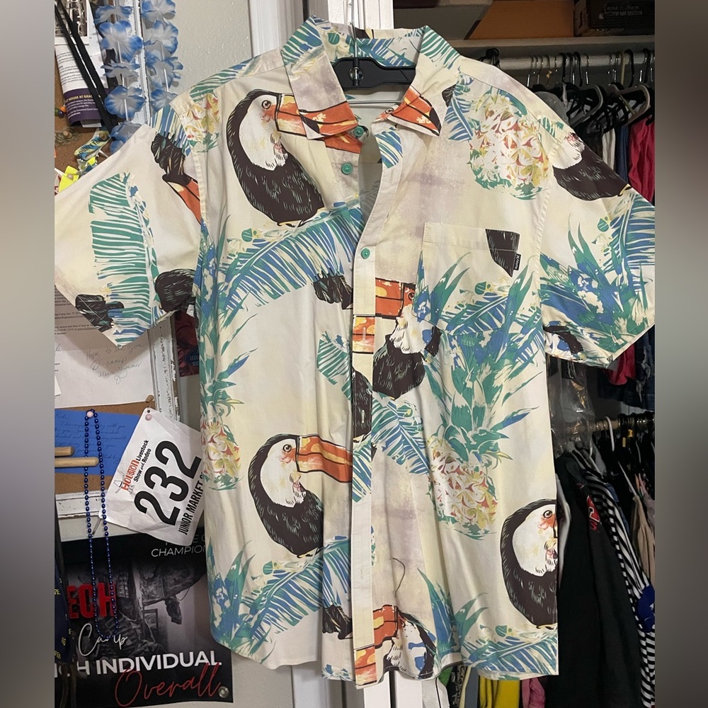 Men’s Hurley short sleeve button up